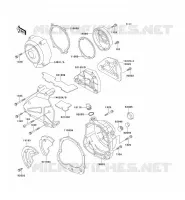 COUVERCLES MOTEUR pour Kawasaki ZEPHYR 1995