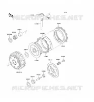 EMBRAYAGE pour Kawasaki ZEPHYR 1995