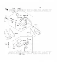 FILTRE A AIR pour Kawasaki ZEPHYR 1995