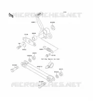 PEDALE DE FREIN pour Kawasaki ZEPHYR 1995