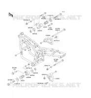 PIECE DE CADRE (COUVERTURE) pour Kawasaki ZEPHYR 1995