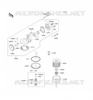 POMPE A HUILE pour Kawasaki ZEPHYR 1995