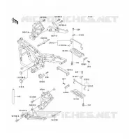 SUPPORT BATTERIE pour Kawasaki ZEPHYR 1995