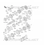 TRANSMISSION pour Kawasaki ZEPHYR 1995