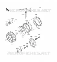 EMBRAYAGE pour Kawasaki ZEPHYR 1996