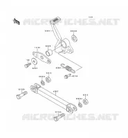 PEDALE DE FREIN pour Kawasaki ZEPHYR 1996