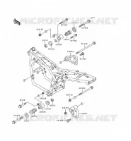 PIECE DE CADRE (COUVERTURE) pour Kawasaki ZEPHYR 1996