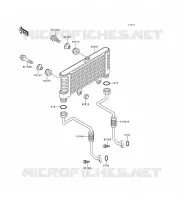 RADIATEUR D'HUILE pour Kawasaki ZEPHYR 1996