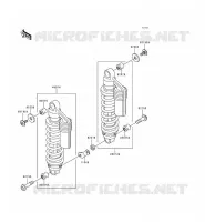 SUSPENSION/AMORTISSEUR pour Kawasaki ZEPHYR 1996