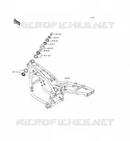 CH&Acirc;SSIS pour Kawasaki ZEPHYR 1997