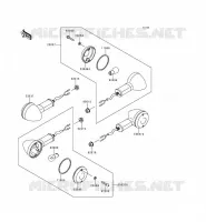 CLIGNOTANTS pour Kawasaki ZEPHYR 1997