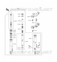 FOURCHE pour Kawasaki ZEPHYR 1997
