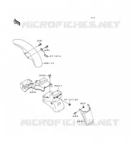 GARDE BOUE pour Kawasaki ZEPHYR 1997