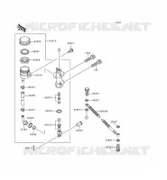 MAITRE CYLINDRE ARRI&Egrave;RE pour Kawasaki ZEPHYR 1997