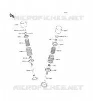 SOUPAPE pour Kawasaki ZEPHYR 1997