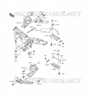 SUPPORT BATTERIE pour Kawasaki ZEPHYR 1997