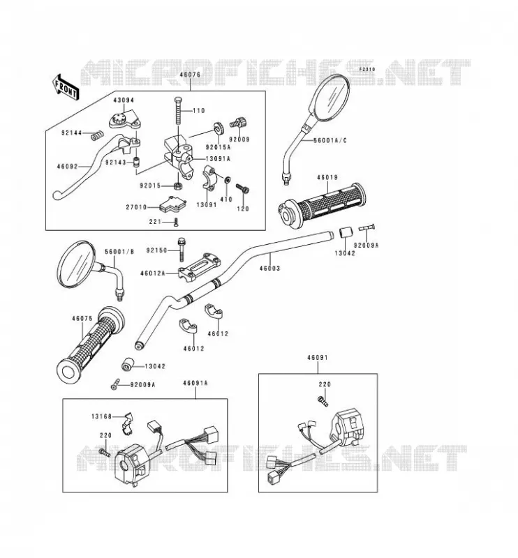 GUIDON Kawasaki MOTOS 750 1991 ZEPHYR 750  ZR750-C1