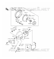 OPTIQUE ZGT00A 009976) pour Kawasaki ZEPHYR 750 1992