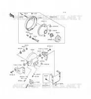 OPTIQUE ZGT00A 009976) pour Kawasaki ZEPHYR 750 1994