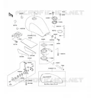 RESERVOIR CARBURANT pour Kawasaki ZEPHYR 750 1995