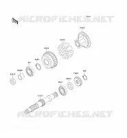 ARBRE SECONDAIRE pour Kawasaki ZEPHYR 750 1997