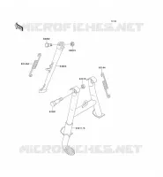 BEQUILLES pour Kawasaki ZEPHYR 750 1997