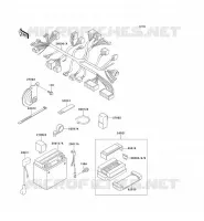 CHASSIS EQUIPMENT ELECTRIQUE pour Kawasaki ZEPHYR 750 1997