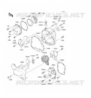 COUVERCLES MOTEUR pour Kawasaki ZEPHYR 750 1997