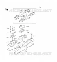 COUVRE CULASSE pour Kawasaki ZEPHYR 750 1997