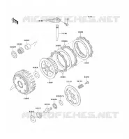 EMBRAYAGE pour Kawasaki ZEPHYR 750 1997