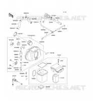 FILTRE A AIR pour Kawasaki ZEPHYR 750 1997
