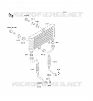 RADIATEUR D'HUILE pour Kawasaki ZEPHYR 750 1997