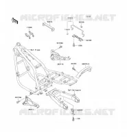 SUPPORT BATTERIE pour Kawasaki ZEPHYR 750 1997