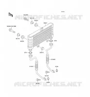 RADIATEUR D'HUILE pour Kawasaki ZEPHYR 750 1997
