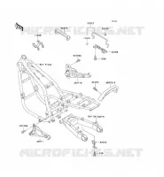 SUPPORT BATTERIE pour Kawasaki ZEPHYR 750 1997
