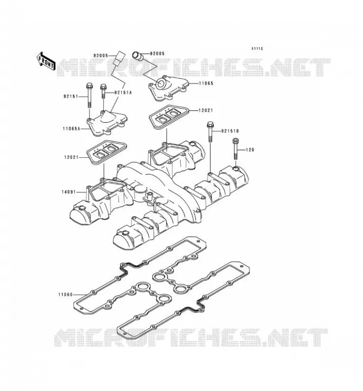 COUVRE CULASSE Kawasaki MOTOS 750 2000 ZR-7  ZR750-F2