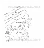 CABLES pour Kawasaki ZR-7S 2001