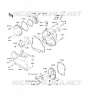 COUVERCLES MOTEUR pour Kawasaki ZR-7S 2001