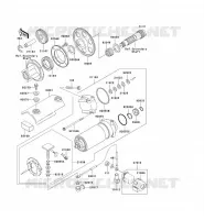 D&Eacute;MARREUR pour Kawasaki ZR-7S 2001