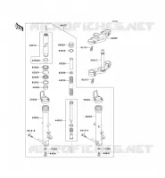 FOURCHE pour Kawasaki ZR-7S 2001