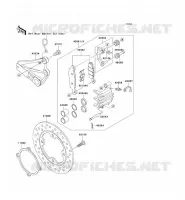 FREIN ARRIERE pour Kawasaki ZR-7S 2001