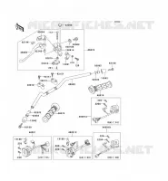 GUIDON pour Kawasaki ZR-7S 2001