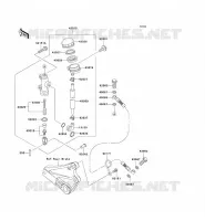 MAITRE CYLINDRE ARRI&Egrave;RE pour Kawasaki ZR-7S 2001