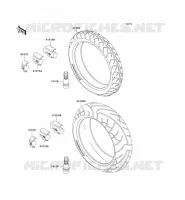 PNEUS pour Kawasaki ZR-7S 2001