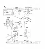 RESERVOIR CARBURANT pour Kawasaki ZR-7S 2001