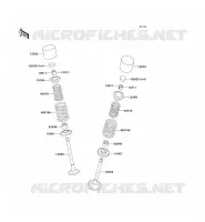 SOUPAPE pour Kawasaki ZR-7S 2001