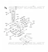 SUSPENSION/AMORTISSEUR pour Kawasaki ZR-7S 2001