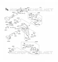 CLIGNOTANTS pour Kawasaki Z750 2004