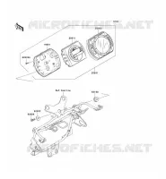 COMPTEURS pour Kawasaki Z750 2004