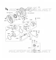 D&Eacute;MARREUR pour Kawasaki Z750 2004